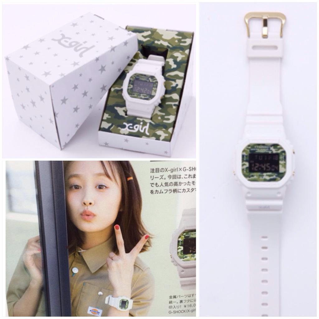 本日発売‼︎】 X-girl×G-SHOCK DW5600⌚️ お問い合わせ X-girl store 