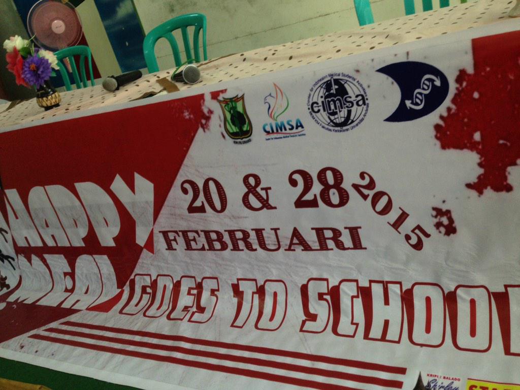 Today!! Happy Meal Goes to School