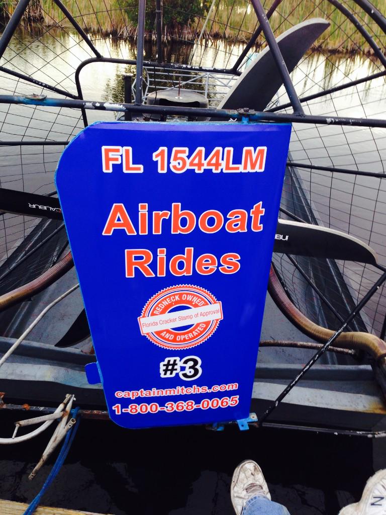 New airboat rudder covers at captain mitchs airboat