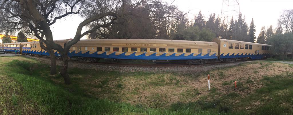 About to board the local locomotive. #sacramento 's very own #beertrain ready to ride the rails #sacbeerweek