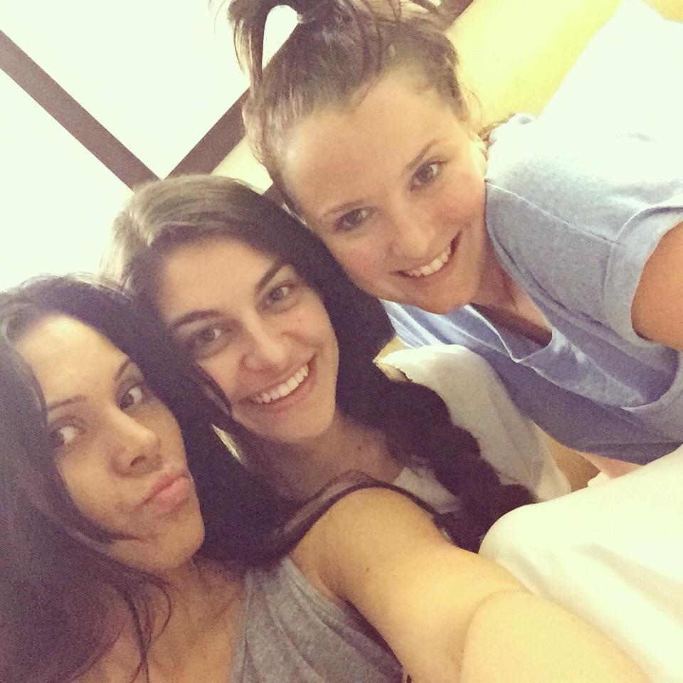 amgrime's tweet photo. With my girlies! Teacher sleepover! @LorenzaPerez @danigumi http://t.co/YpZiQblMPj