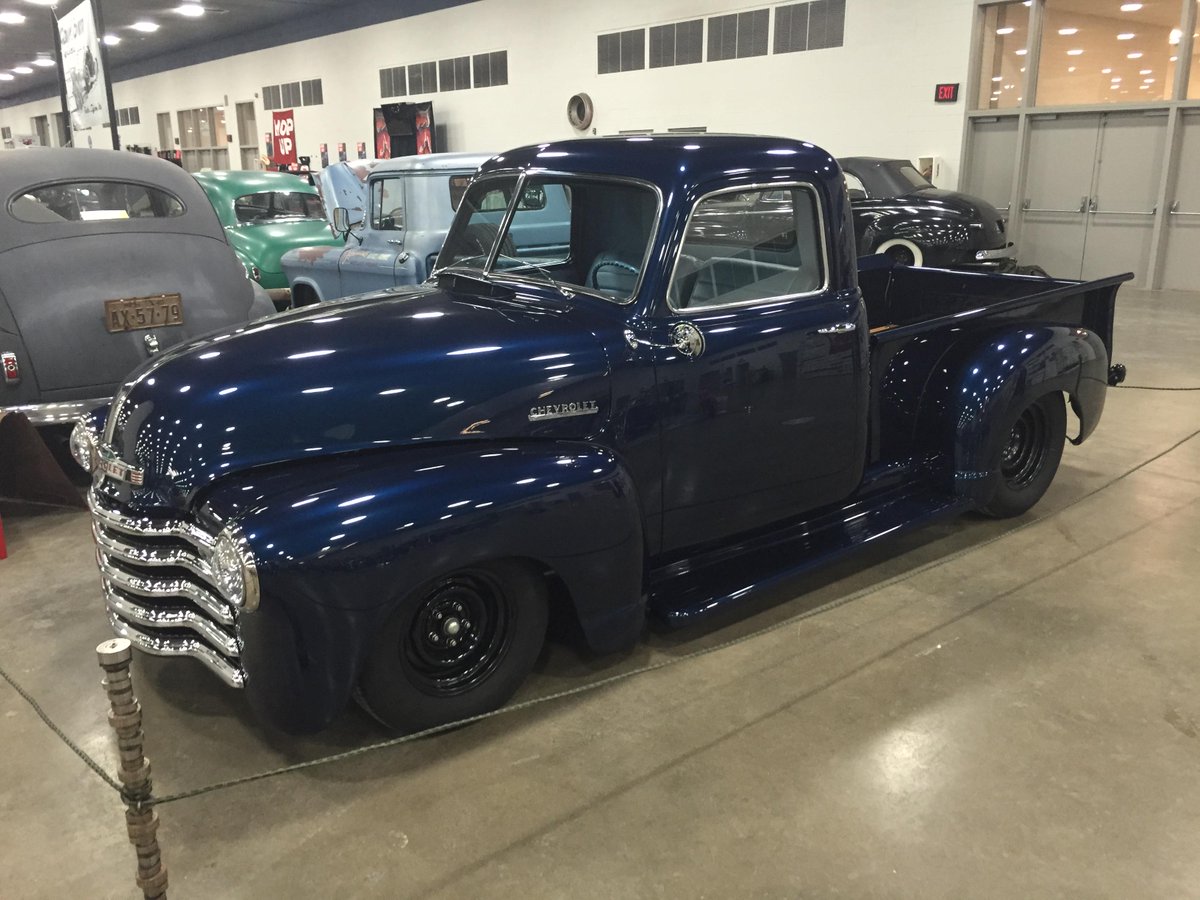 ClassicTruckMag's tweet photo. Down in the Basement, we find Dave Ciuk's  '53 Chevy.

http://t.co/85SKpf25dZ 
#DetroitAutorama
#HotRodShows http://t.co/hujTyz5ddJ