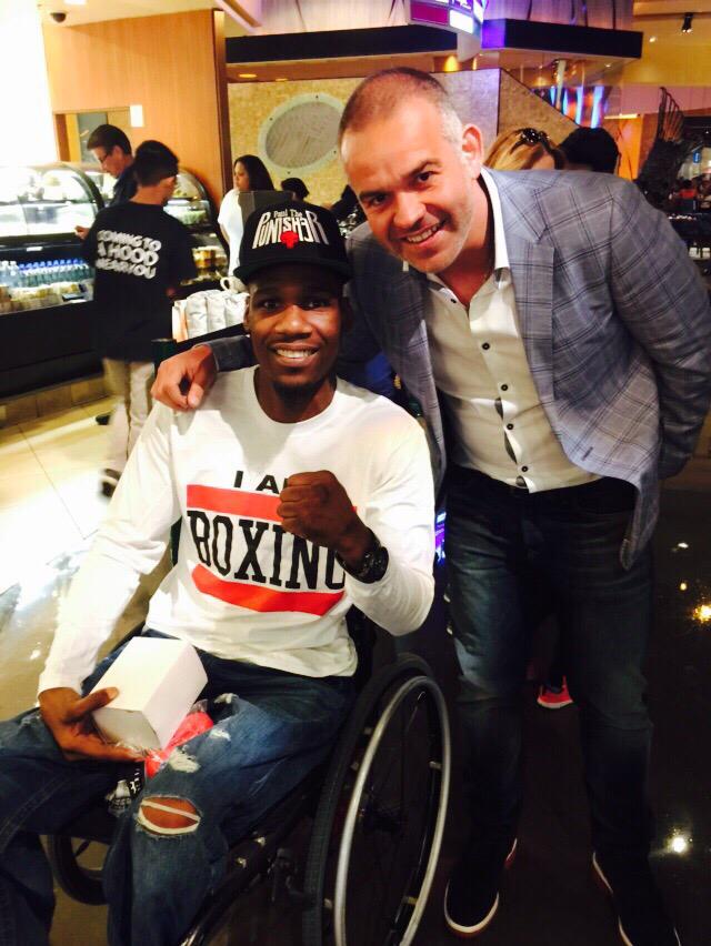 Former champion @PaulThePunisher received an exclusive watch with #WBAboxing logo @GilberticoWBA @thymeboxing