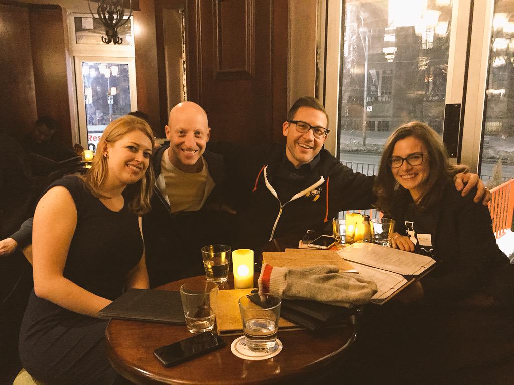 tron's tweet image. After the panel it&apos;s the after party. #HackTO