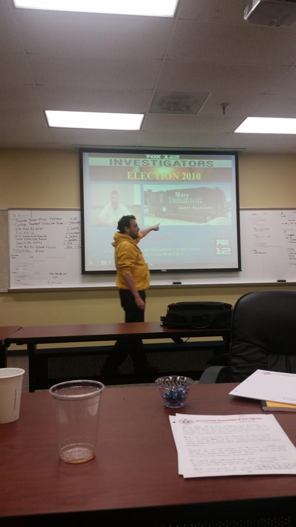 JerrettLove's tweet photo. 10:30 pm and @PeteHackeman is making us go over our presentation "one more time". #PTA15 http://t.co/LdKllbPES5