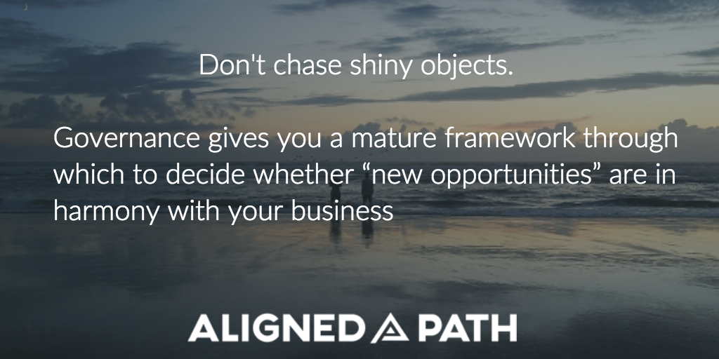 alignedpath's tweet image. Don't chase shiny objects.