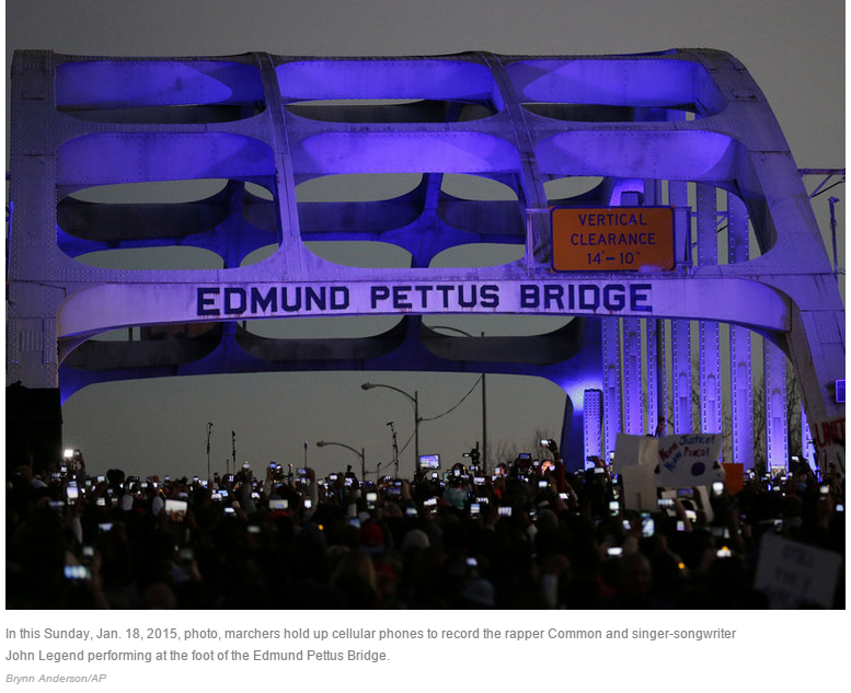ShaktiLila's tweet photo. .@sonsandbros Let's Change the name to #SelmaBridge not KKK Grand Dragon Name http://t.co/cj5ozaVW80 #SelmaIsNow http://t.co/txHLY8vwxA