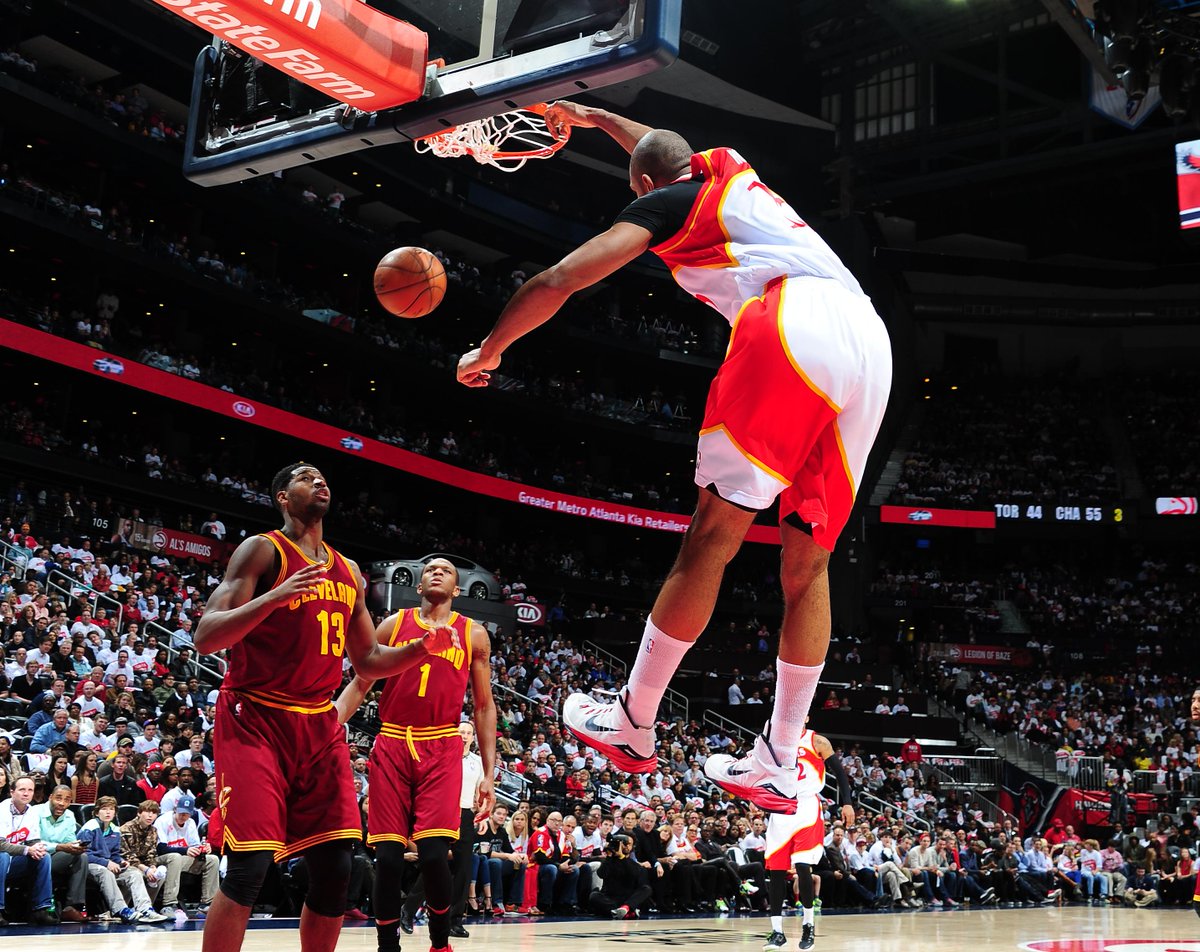 Hawks continue to soar. Atlanta, and its awesome throwbacks, beat Cleveland, 106-97. ATL improves to NBA best, 49-12.