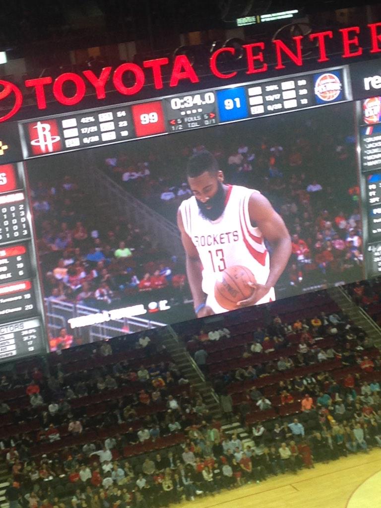 ZekeNixon's tweet photo. James harden anybody?? http://t.co/JEQizcWwRL