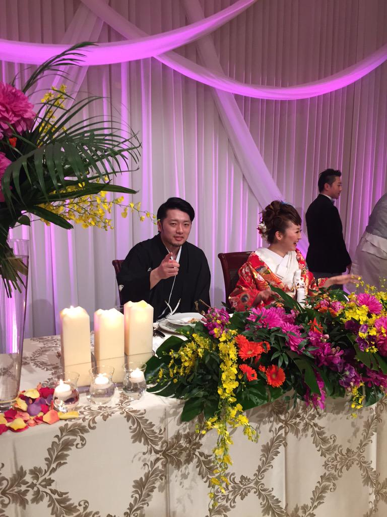 松島諒 自分の結婚披露宴なう 松島諒 自分の結婚披露宴なう