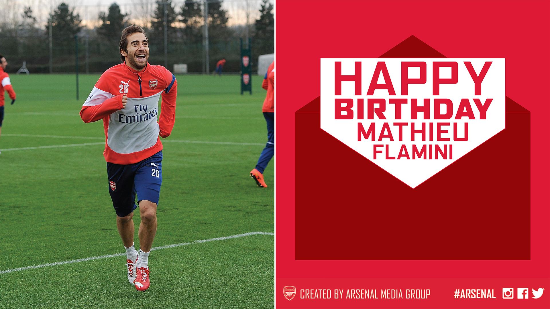 Morning and happy birthday to Mathieu Flamini! Read a classic interview with the Frenchman:  