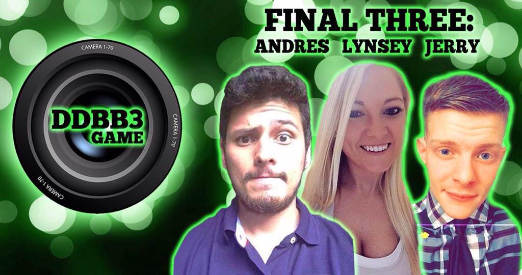 DDBBGAME's tweet photo. #DDBB3 final 3 http://t.co/CFowTDorMV