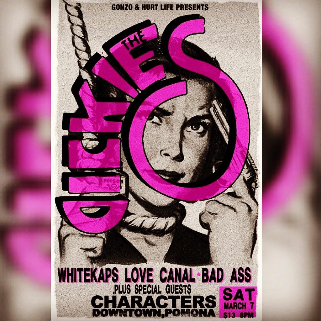 Tomorrow night with The DICKIES Saturday Mar 7th at Characters in Pomona. #punk #punkrock