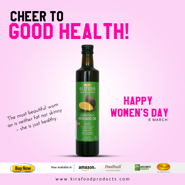 AvocadoOilIndia's tweet photo. The most beautiful woman is neither fat nor skinny – she is just healthy.  #AcovadoOil #WomensDay #HealthyWomen http://t.co/16eMZGVFwe