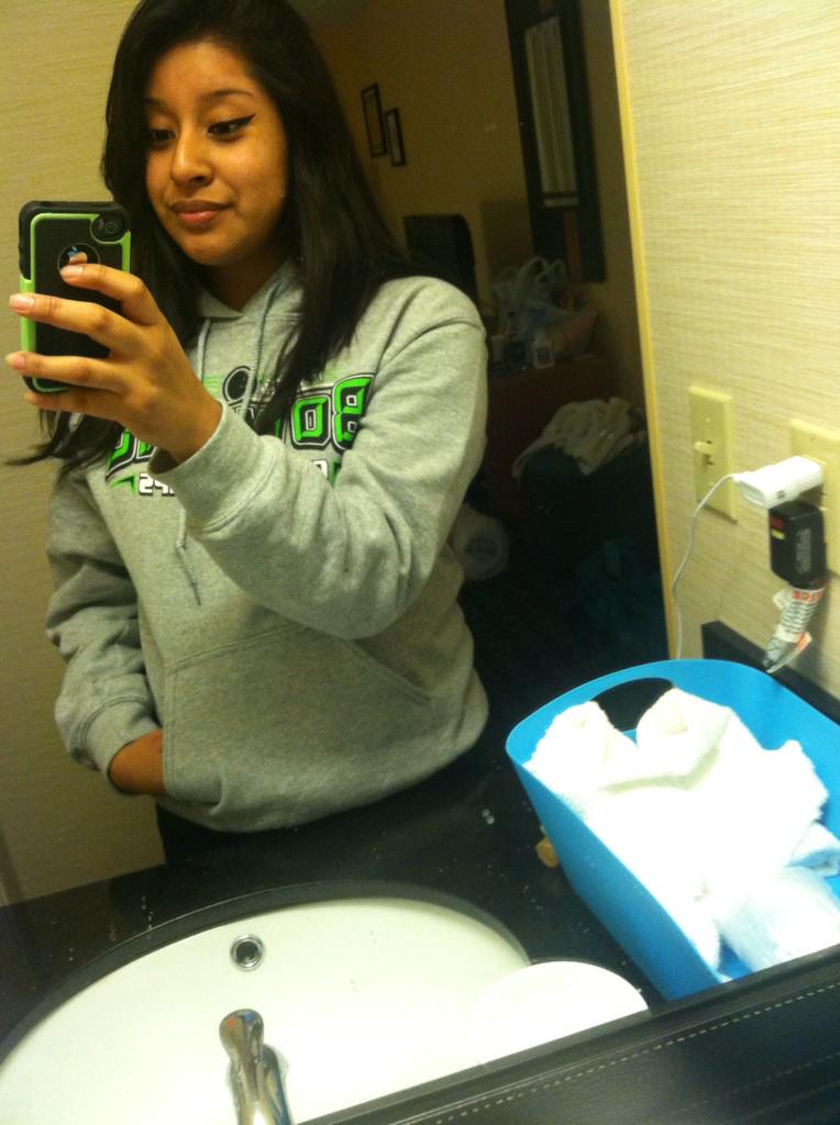 ThatNinaJessica's tweet photo. Got bowling hoodies for the whole team ☺️ http://t.co/3HOHacXO2O