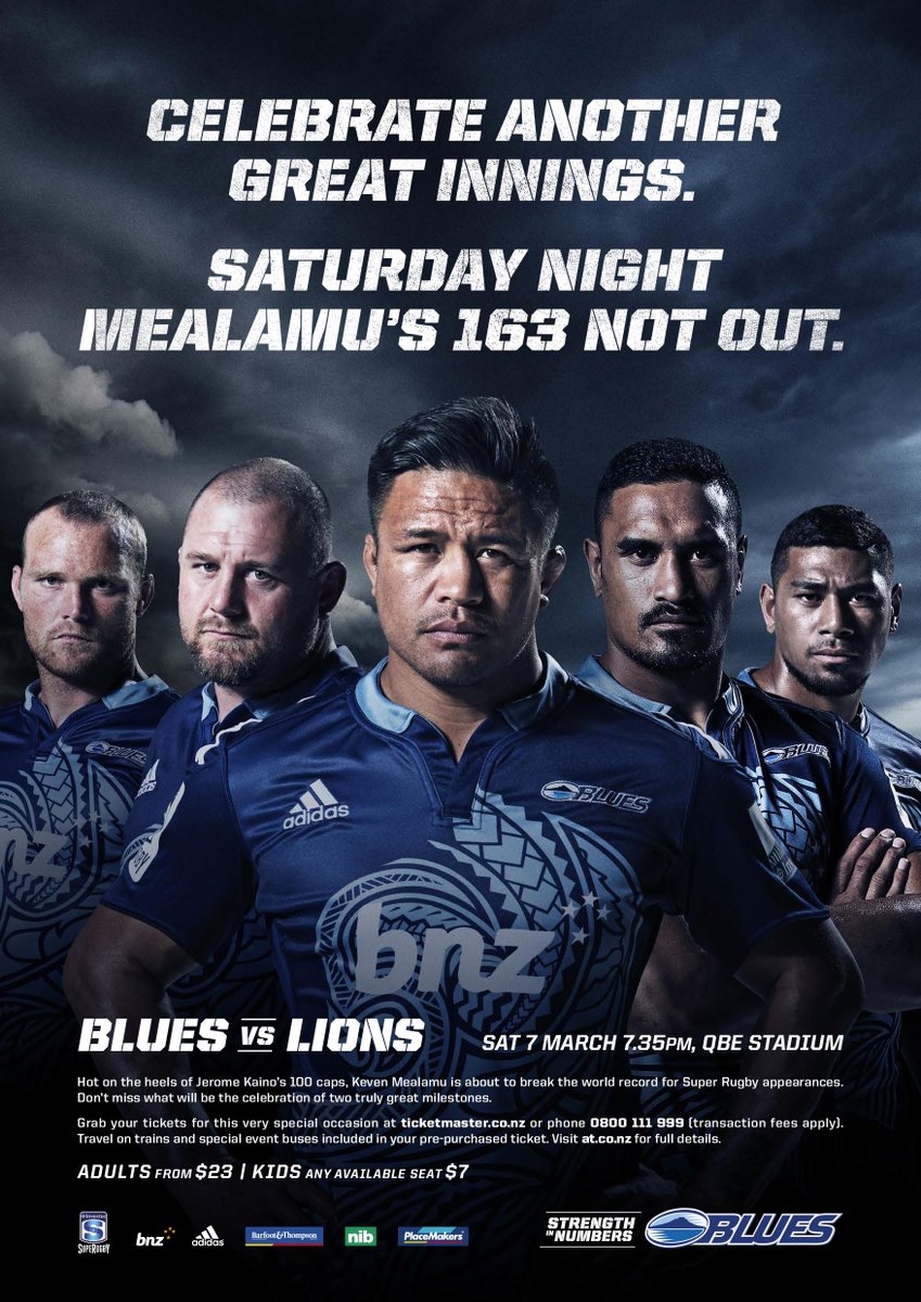 Springboks's tweet photo. Well done to Keven Mealamu who will be facing the Emirates Lions this morning in a record-breaking feat! #163notout http://t.co/PN71vWnPz2