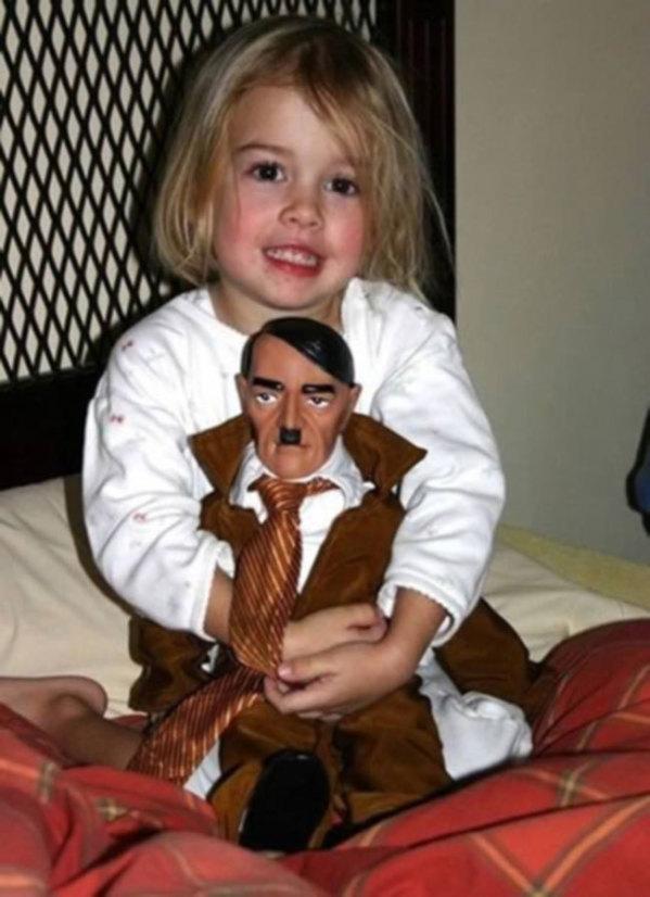 edwarew's tweet image. Hitler dolls!! Kids are spoiled these days