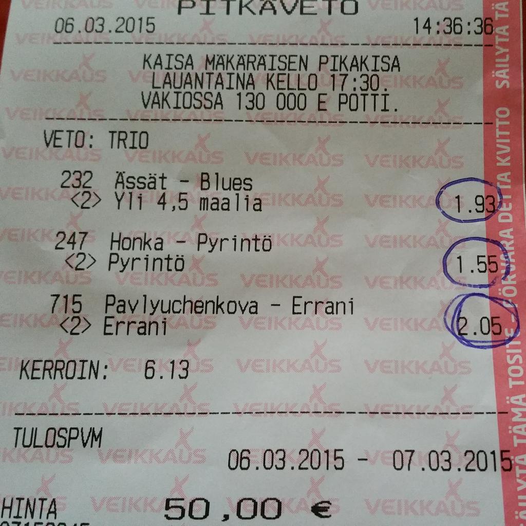 PoikaJaIlves's tweet photo. Yhteiset #betsit osui . Toivottavasti olitte mukana ! Nyt kohti Jääliä , koska siellä pelaa #B2monnit . #Jääli http://t.co/3yalhnY5Gc