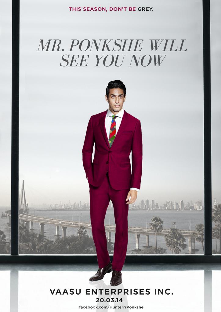 HunterrrPonkshe's tweet photo. Why go for the drab Mr Grey, when you can have the fab Mr Ponkshe? Go crazy in love on 20th March! #50ShadesOfPonkshe http://t.co/O9eEbTok6s