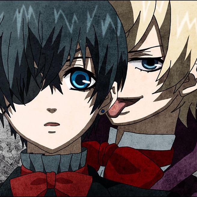 *He shiverd and blushes deeply*''A-Alois, w-what are you doing?''