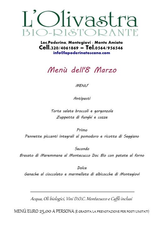 PoderinaToscana's tweet image. Venite a festeggiare la festa delle donne al ristorante l&apos;Olivastra, a Montegiovi (GR)