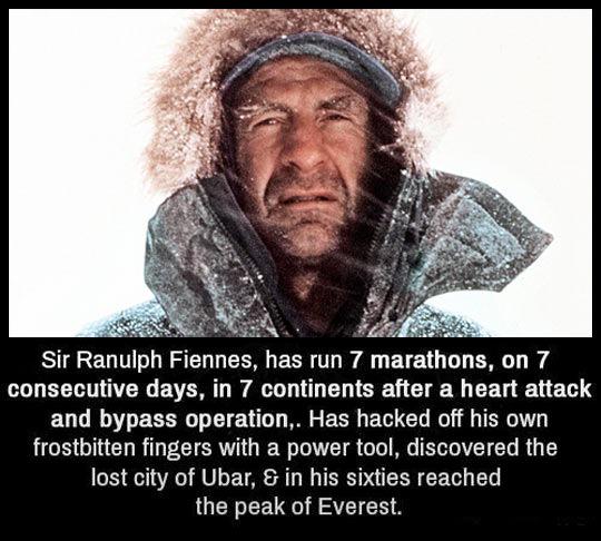 Happy birthday to the greatest living explorer Sir Ranulph Fiennes born 7th march 1944. 