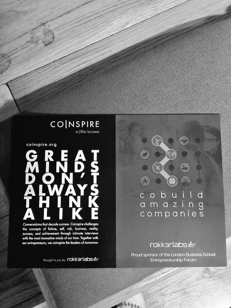 Decode success w/ <a href="/LBS/">London Business School</a> &amp; #EShipForum2015. Stay tuned to hear <a href="/nabylc/">Nabyl Charania</a> &amp; Sir Likierman w/ <a href="/lilialuciano/">Lilia Luciano</a> #coinspire