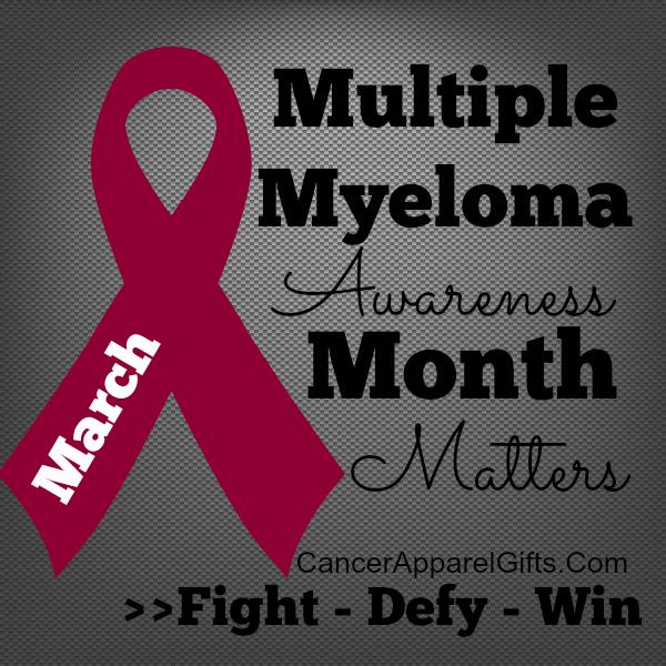 March is #MultipleMyelomaAwareness Month *Our Ribbon shirts at cancerapparelgifts.com #cancerawareness