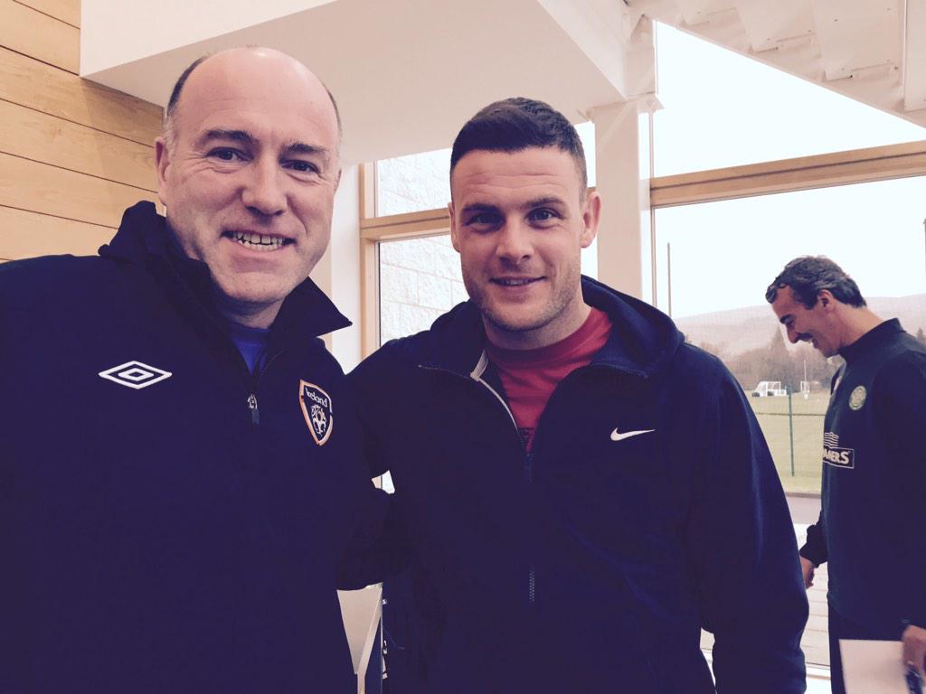 Ballinagare's tweet photo. Great time at Celtic training Tommy McEntyre, Anthony Stokes, Van Dijk, Jim McGuinness #CFCConvention @CelticFCCoach http://t.co/0mEoWpTwR7