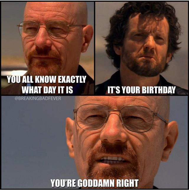 Happy birthday Bryan Cranston! All hail the king  