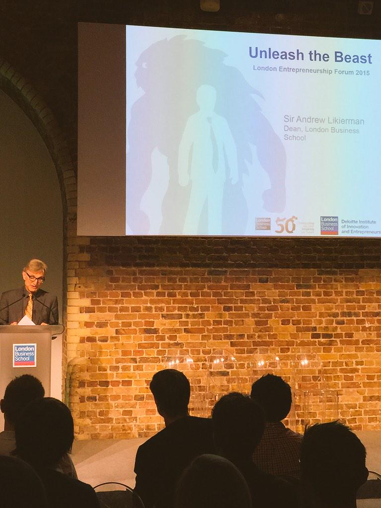 Have fun in building your co. - Sir Andrew Likierman <a href="/LBS/">London Business School</a> shares his entrepreneur exp. w/ #EShipForum2015 @rokk3rlabs