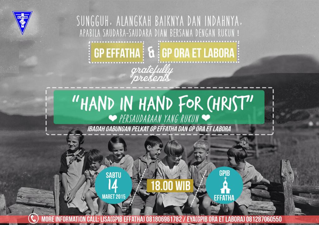 Syallom GPers Effatha!! Jangan lupa ya Gengs Hari sabtu 14maret jam 6sore ada Ibadah Gabungan bareng GP GPIB OEL 😊🙏👇👇