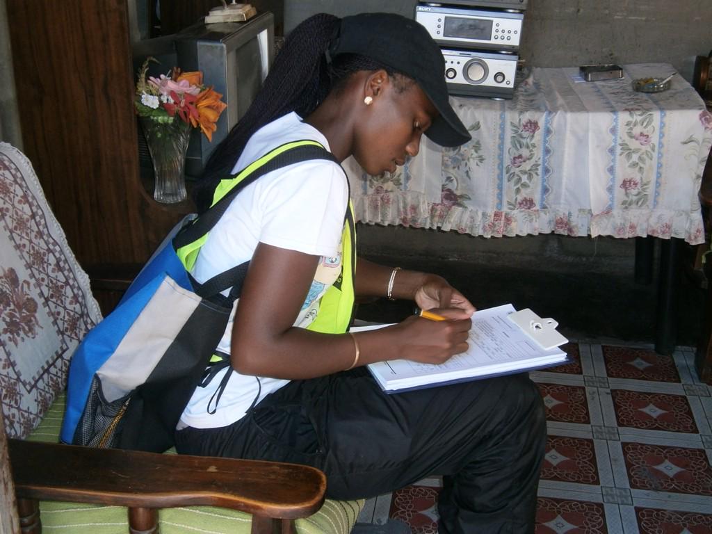 Data capturers hard at work in Beaufort West to identify children and youth with disabilities