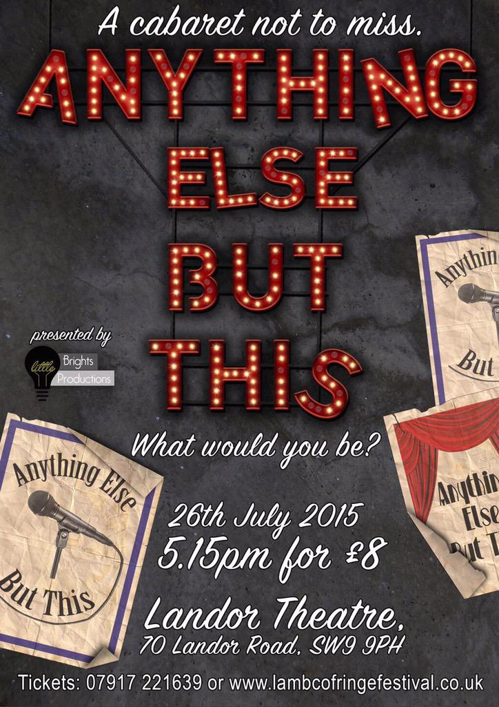 Delighted Myself and <a href="/TimPhelps_/">Tim Phelps</a> production company <a href="/Little_Brights/">Little Brights</a> is officially up and running. #NewWriting