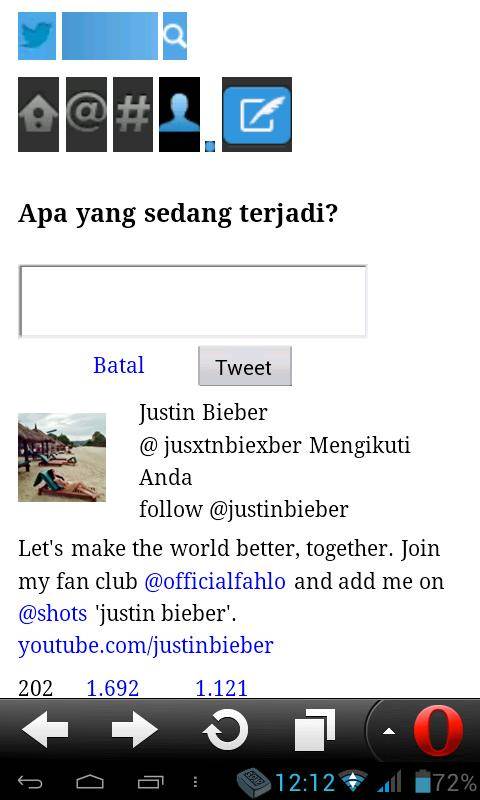 siolive_1's tweet photo. Ok JB KW follow twitt aku tp jgn pake ava ka Olive S.Pd @siolive_ #siolive_ jg dong hehe http://t.co/NtrEgJInmJ