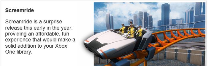 gameztweeter's tweet image. If you want a bit of harmless fun you can't go wrong with #screamride from #Microsoft #budgetfun #xboxone