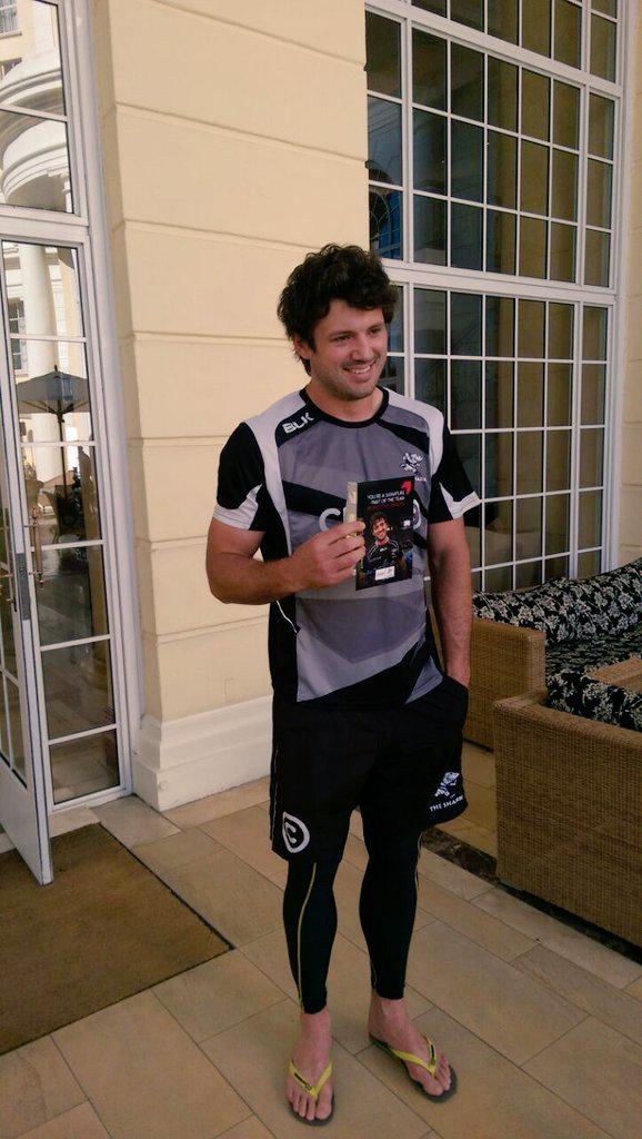 mishiewood's tweet photo. Happy 100th #SuperRugby cap @Kankowski! It's gonna be a cracker! #Kyocera #wegotyourbacks @TheSharksZA http://t.co/JtCRD73zG3