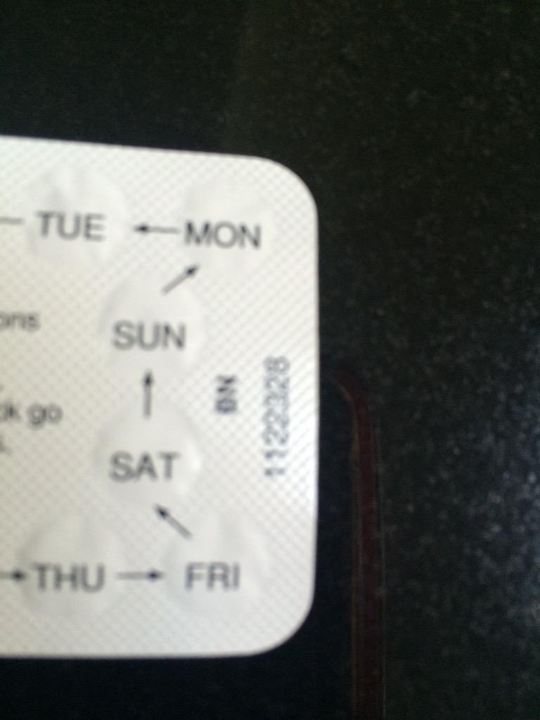 Fairynuffs's tweet image. Tablets that go anti-clockwise in days.  That's not right or proper is it? #wrongjustwrong