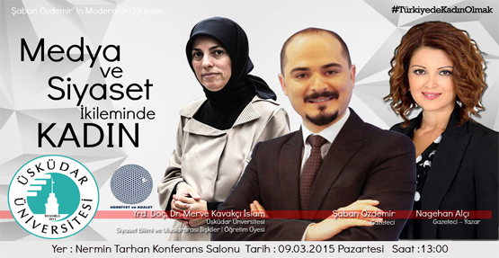 havadisturk's tweet photo. Medya ve siyaset ikileminde kadın”söyleşisi @MerveKAVAKCI #TürkiyedeKadınOlmak @drnevzattarhan http://t.co/K5WH9cp5jH http://t.co/jWNfW7Ttpe
