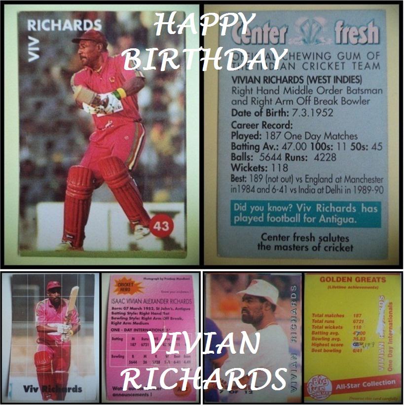 Happy Birthday Sir Viv Richards   