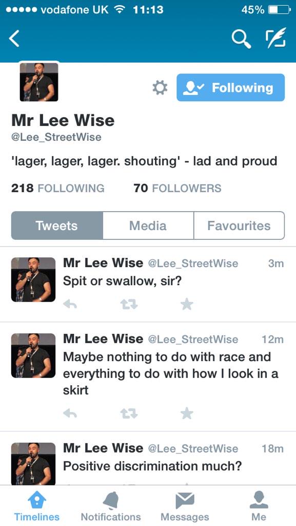 OdantzisTA's tweet photo. @Lee_StreetWise #stayclassy http://t.co/c05twbJlFc