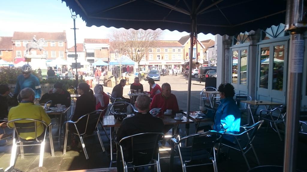 Spring has arrived, come and join the cyclists #cloisters_cafe