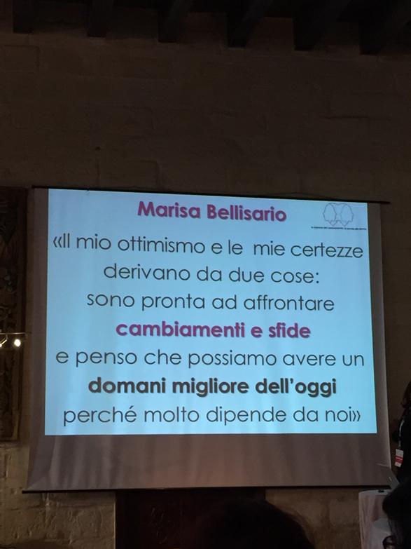 A_Monfreda's tweet photo. Una frase da incidere nelle nostre teste @FondBellisario #IWEF http://t.co/6le4ckhOAu