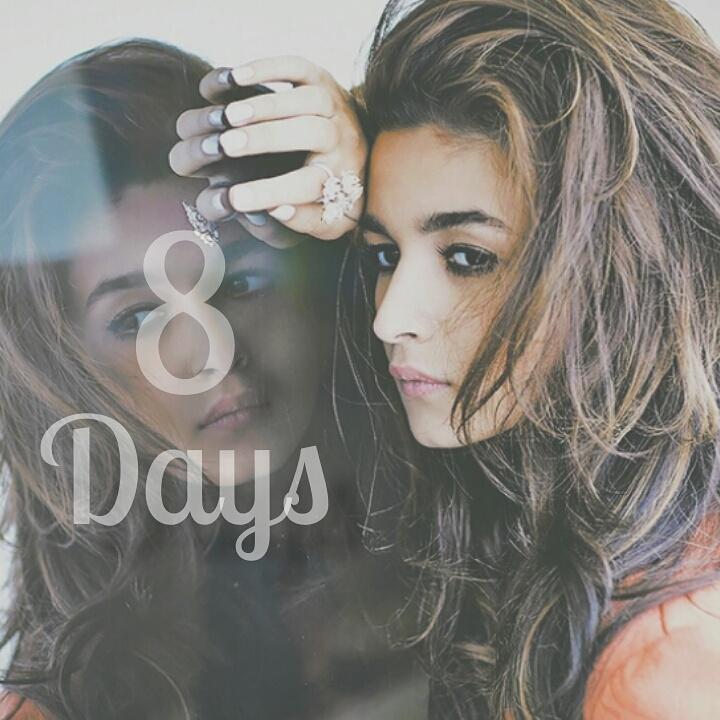 \" 8 Days More For Our Hottie\s Birthday Happy Birthday Alia Bhatt In Advance 