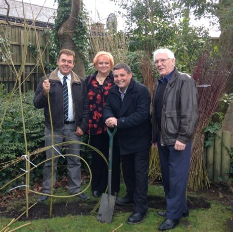 DGParkinson's tweet image. With labour councillors at the planting of the living willow for the 50th celebrations #standishlibrary