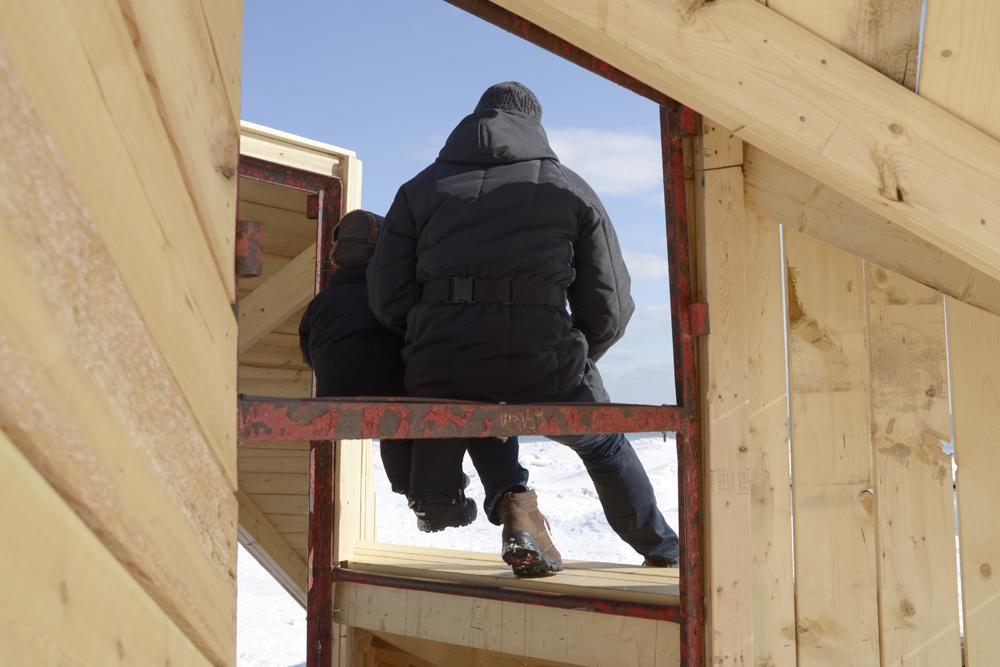 DM_StudioUK's tweet image. Driftwood Throne  - Photographs by Eamon MacMahon
#winterstations