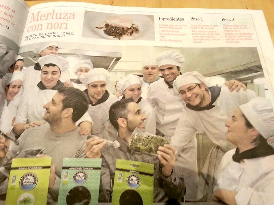 Ya Es Sábado!!!! y salimos en #YES <a href="/lavozdegalicia/">La Voz de Galicia</a> con una receta muy fácil con algas <a href="/cmardeardora/">Mar de Ardora</a> ¡¡A por ella!!