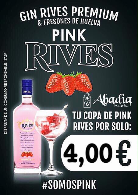 Prueba @RivesGin pink al mejor precio y con la mejor combinación, buena música y gintonic perfecto #somospink