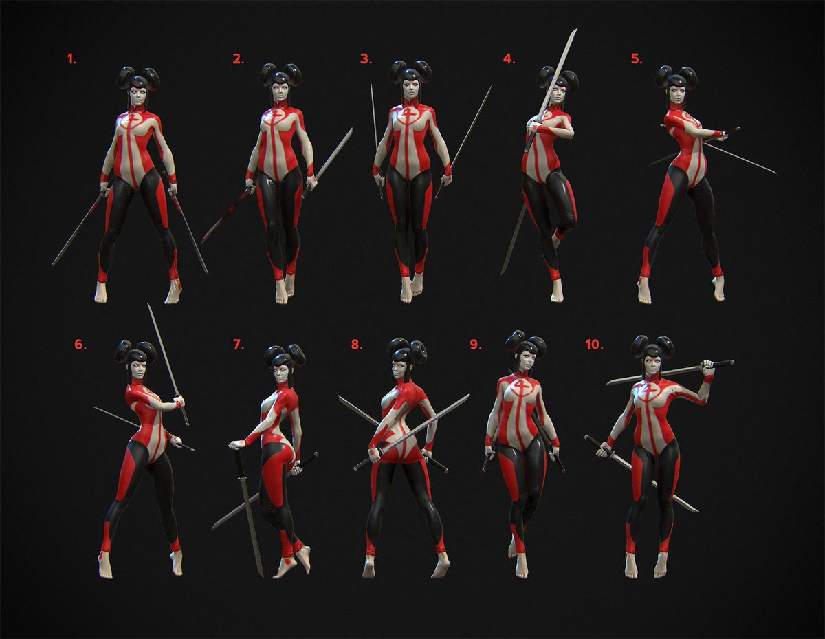 samporask's tweet photo. Testing some poses for #comiconchallenge Hi-Res in my thread: http://t.co/jh37q36kuv @marmosetco #toolbag2 http://t.co/5URMXvPah4