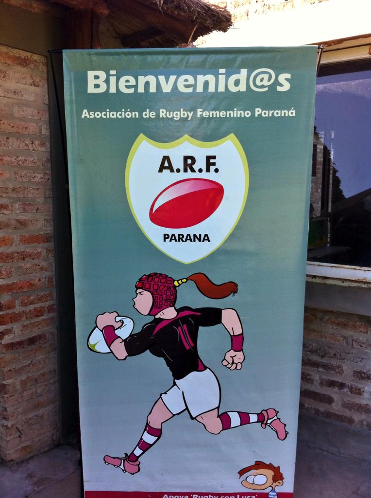 Hermoso llegar a Parana para una jornada a puro rugby!